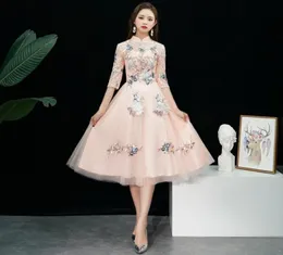 Lady Party Dress Oriental Women039S Lace Cheongsam Chinese Style Elegant Long Qipao Sexiga smala bröllopsklänningar Vestidos XSXXXL1151772