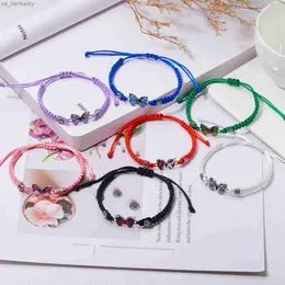 Braccialetti con ciondoli Manfansts Chic Bracciale intrecciato con motivo animale placcato in argento Elegante lega di abbigliamento casual Regalo perfetto per le donne sopra i 15 anni