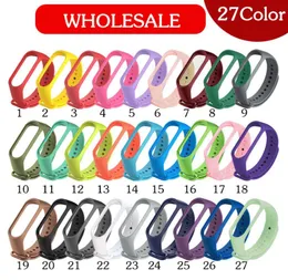 Mi Band 3 4 Rem -handledsrem för Xiaomi Miband 34 Watch Strap Mi 3 4 Pulsera Correa Mi Band 34 Silicone Armband Replacement5571276