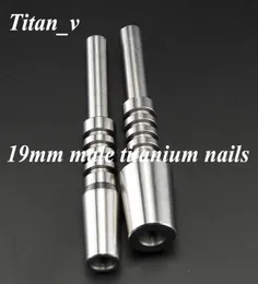 19 mm Außengewinde GR2 Tatinium-Nägel, Titan-Spitzensammler, Ti-Nagelspitzen, Mikro-NC-Kit, Metallrohr, Bohrinsel, Dabbers, Wasser8124294