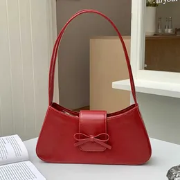 Hbp bolsa de corrente com design de arco, sem marca, primavera 2024, fofa, alta qualidade, pu, couro macio, nuvem, grande capacidade, balde crossbody para mulheres