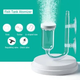 Zubehör Aquarium Air Stone Aquarium Nano Bubble Stone Kit mit Rückschlagventil SuperHigh Dissolved Oxygen Diffuser für Aquarium