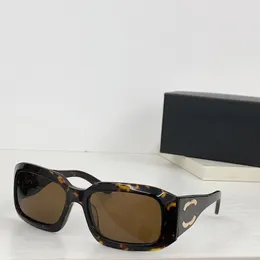 Designer casual óculos de sol de fibra de acetato de metal oval C06925 óculos de sol de luxo feminino resistente a UV e anti-reflexo