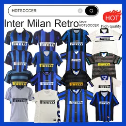 inters Milans Retro Soccer Jerseys Ronaldo Crespo Adriano 97 98 99 00 03 04 07 08 08 2010 2011 نهائيات ميليتو Sneijder