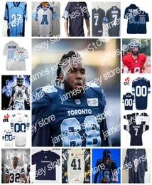 2022 7 Trevor Harris maglie 15 Ricky Ray Jersey personalizzato CFL Toronto Argonauts Jersey 4 McLeod BethelThompson 13 Cole McDonald 6 C4667580