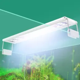 Lightings Aquarium LED aydınlatma lambası su bitki balık tankı LED ışık akvaryum ışık aydınlatma lamba dört sıra lamba boncukları