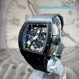 Exciting Wrist Watch Exclusive Wristwatches RM Watch RM61-01 Series Black Ceramic Manual Grey Track Limited RM6101