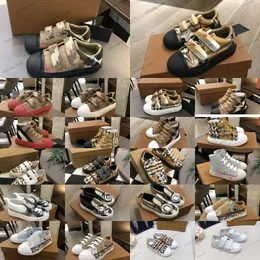 Crianças Mini Markham Tênis Vintage Criança Sapatos Xadrez Casual Correndo Meninos Meninas Treinadores de Lona Juventude Crianças Check Sneaker Archive Biege Branco Preto Marrom Rosa