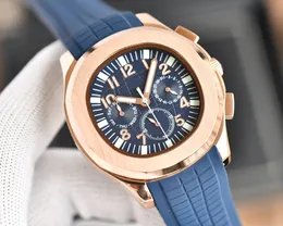 Relógio feminino masculino Aquanaut 5261 Movimento automático Relógios Underwire case Pulseira confortável Fivela original Borracha Premium marca PP Nautilusity Relógios de pulso