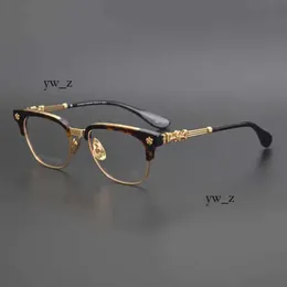 أزياء Cross Cross Sunglasses Frames مصمم قلب الرجال Eyeglass Pure Titanium Gold Goll Plate Myopia Chromes Women Crromes Grands Sunglass of Women Glasses 4836