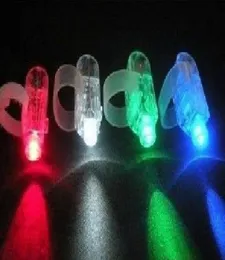 Christmas gifts LED Bright Finger Ring Lights Rave Party Glow 4x Color kids toys 4726555