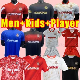 23 24 Deportivo Toluca Mens Soccer Jerseys Morales M. Araujo Guame fer. Navarro Baeza Huerta Home Away Men Men Kids Football Shirt Fan Player Training Suits Wersja gracza