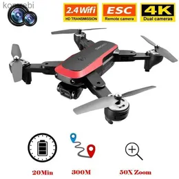 Droni S8000 drone 4k doppia fotocamera flusso ottico fotografia aerea professionale pieghevole volo giunto cardanico zoom 50x rc quadcopter 24313