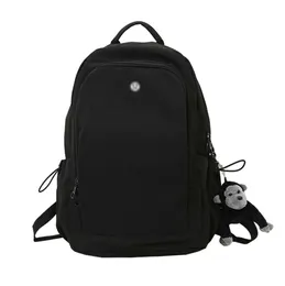 Sacos cosméticos casos noite moda feminina mochila grande capacidade impermeável mochila para meninas adolescentes escola lulu bonito estudante bookbag viagem mochila