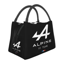 Alpine Team Men Torebki na lunch Izolowane chłodne przenośne piknikowe turnie na płótnie torba na jedzenie 240313