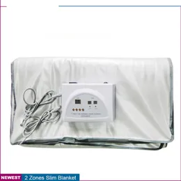 Top-Selling 2 Zone Far Infrared Body Slimming Sauna Blanket Heating Therapy Slim Bag Spa Loss Weight Detox Machine521