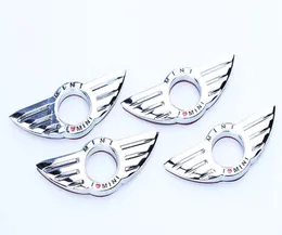 I LOVE MINI Sticker Emblem Wing Decoration For BMW MINI Cooper R55 R56 R57 R58 R59 Door Lock Knob creative7064289