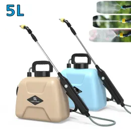 Spruzzatori Spruzzatore elettrico da 5 litri Pistola a spruzzo USB ricaricabile Spruzzatore automatico Spruzzatore per piante Bottiglia Irrigatore Annaffiatoio Irrigazione del giardino