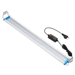 Illuminazione Super Slim Illuminazione per acquario a LED RGB Luce per piante acquatiche 1858CM Clip impermeabile estensibile per acquario 90260V Luci colorate