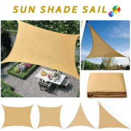 شباك الرمال لون كل الحجم مقاوم للماء الشمس الظل الشراع المربع المثلث مثلث حديقة شرفة المظلة البليار