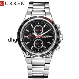 Luxury Men's Clock Curren Fashion Leisure Sports Men's Watch Simulation Military Quartz Watch Relogio Masculino.