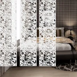 Aufkleber moderne minimalistische Schlafzimmer Wohnzimmer Wandpaneele Mode einfache hohle faltende dekorative chinesische Plastikpartition