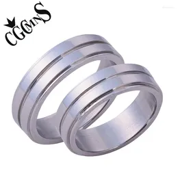 Cluster Rings Charm Matte Groove Men Polished Supernatural Dean Winchester rostfritt stål Ring bröllopband Juvelry julklapp