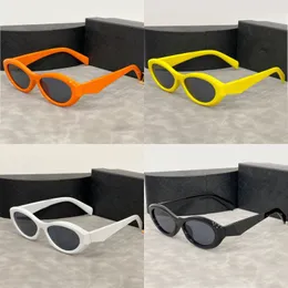 Retro Cat Eye Symbole Designer Okulary przeciwsłoneczne dla kobiet spolaryzowane Sonnenbrillen UV Ochrona Owalne Luksusowe okulary przeciwsłoneczne Trendy na zewnątrz letnie szklanki HG113 B4