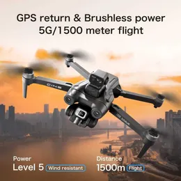 Drönare i8 Max Hinders GPS Drone 4K HD Camera Gimbal Optical Flow Professional Mini RC Quadcopter 25min Flight 1,5 km LDD240313