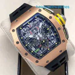Захватывающие наручные часы Эксклюзивные наручные часы RM Watch RM11-03 Rg Титановый сплав RM1103