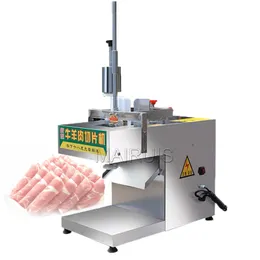 110V/220V Commercial Electric Frozen Meat Slicer Beef and Firton Roll Cutting Machine