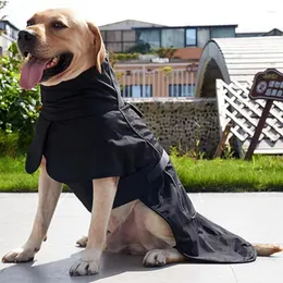 Vestuário para cães Quente Pet Colete Elegante Casaco de Inverno Dupla Camada Espessada À Prova de Chuva À Prova de Frio para Raças Grandes Caminhadas Caminhadas Diárias