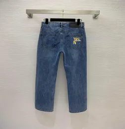 Calças de designer europeu de alta qualidade de luxo das mulheres calças jeans moda casual bolso jeans estilo rua para mulher k26279583