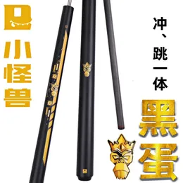 Pequenos monstros 57 polegadas vara de bilhar profissional soco salto cue carbono 3 pontas de haste dobrada 1298mm 240311