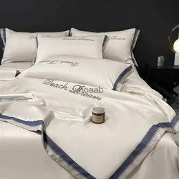 Comforters Set Hotel Ice Silk Quilt Summer Thin Cool Quilt Air Conditioning Single Double Filt Machine Washable Bed Post on the Bed Student YQ240313