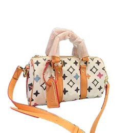 24SS 여성 토트 가방 클래식 꽃 KE 핸드백 럭셔리 디자이너 Shouder Crossbody Messenger Ladies Travel 핸드백 토트 파우치 지갑 25cm