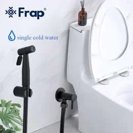 Frap Single Cold Tap Bidet Faucet Shower Tap Washer Toilet Sprayer Hygienic Wall Mounted Bidet Faucets Bathroom Faucet torneira 240311