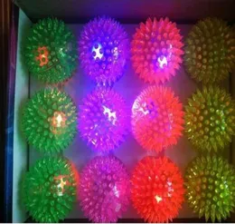 120st LED Flashing Ball Light Ball Dancing Ball Bouncing Ball blinkande Spiky Ball Music Ball Elastic Ball Lightup Toy Flash Part4243578