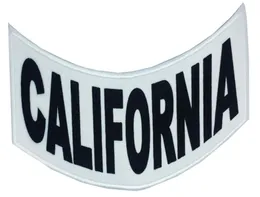 Mongołki Kalifornijskie rocker haft haft haft na łatach motocyklowa kamizelka kurtki motocyklowy