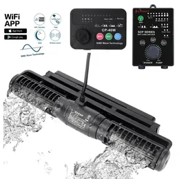 Jebao Jecod WiFi Wave Maker für Meereskorallenriff-Aquarien, kabellose Steuerung CP25 CP40 CP55 Umwälzpumpe Querstrom-Wellenpumpe Y240l