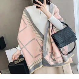 Women Winter Cashmere Cashmere Warm Female Poncho Schawls Shawls and Wraps Bufanda Lady Print Bludnet2639