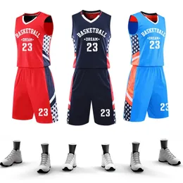 Basketball Jersey Custom Men Minform Sets Profesjonalne ubrania oddychające koszule R1221 240306