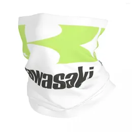 Sciarpe Moto giapponese Bandana Ghetta per il collo Moto Club Kawasakki Sciarpa avvolgente per auto da corsa Corsa unisex adulto lavabile