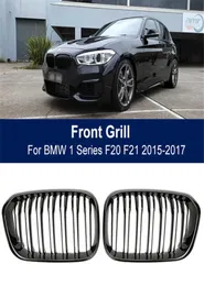 フロントバンパー腎臓グリルダブルスラットレーシングスポーツグリルBMW F20 F21 LCI 120i 1Series 2015 Car Accessories9305306