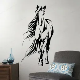 Horse Silhouette wall decal Horse Riding Wall Art Sticker vinyl home wall decor removable art mural JH205 201130264b