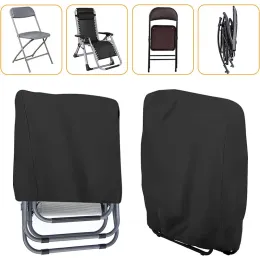 Складные стулья, чехол с откидной спинкой, уличный пыленепроницаемый, водонепроницаемая подушка для стула, чехлы для мебели на кресло с откидной спинкой