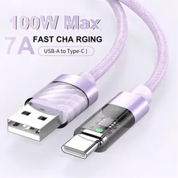 100 W Kabel USB C Szybkie ładowanie typu C do C przewód danych dla Samsung Xiaomi LG OnePlus Type Cable Phone Phone Cable