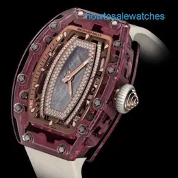 RM Watch Luxury Watch Swiss Watch RM07-02 Womens Series RM0702 Original Diamond Womens Pink Blue Crystal Case