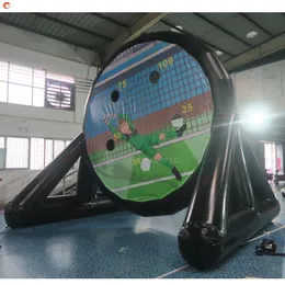 5mh (16.5ft) 6 topla ücretsiz gemi açık hava aktiviteleri dev çift taraflar şişme futbol dart futbol dart masa spor oyunu için