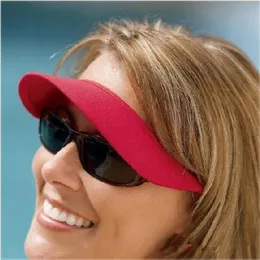 Solglasögon Visir Clip Cap Unisex Sun Visor Solid Colors tillgängliga för kvinnor och män 2807